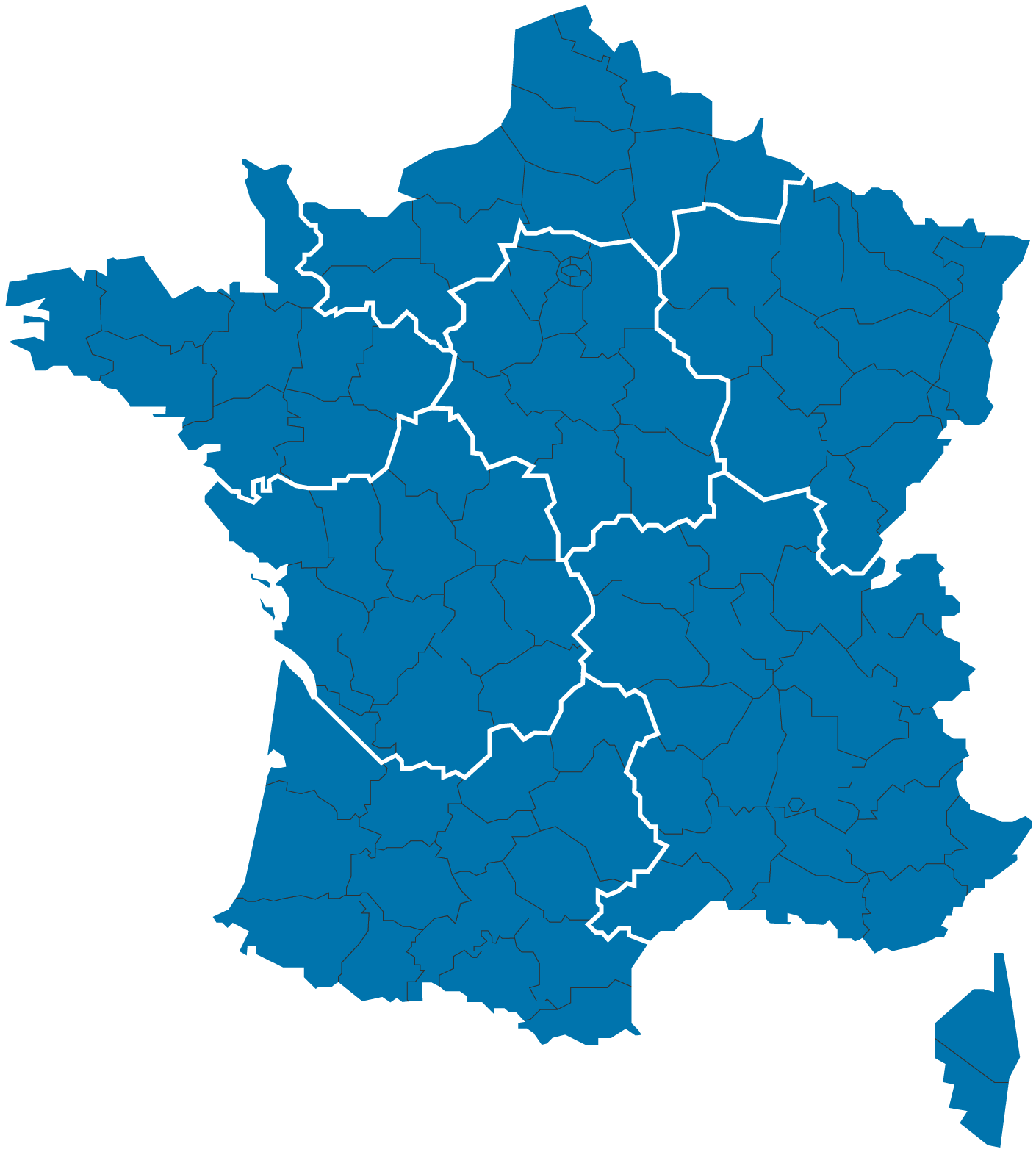 Carte France Monosem